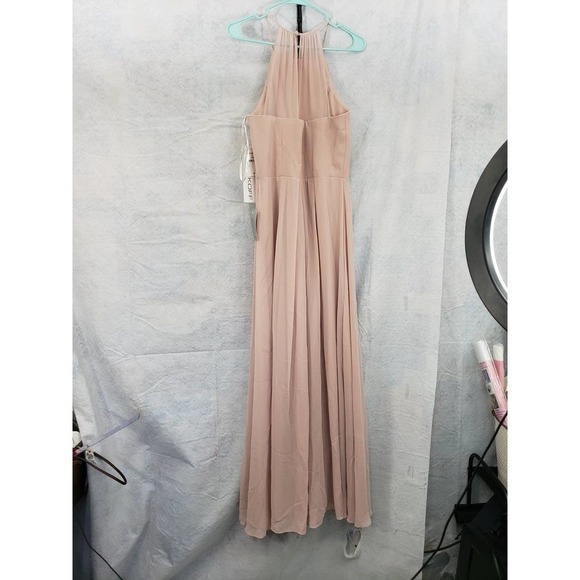 Levkoff (Nordstrom) blush pink 12 formal dress NWT floor length - Picture 3 of 6